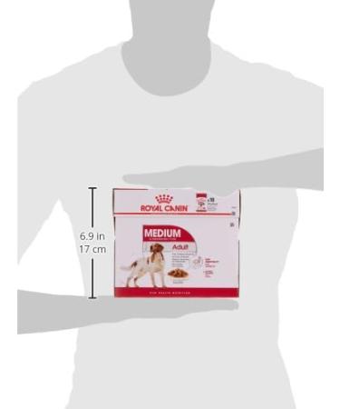 Royal Canin Medium Adult Wet Dog Food Pouches 10 x 140g - Buy Online on GoSupps.com