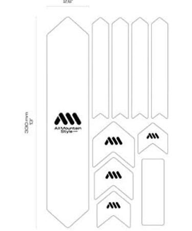 AMS Honeycomb High Impact Frame Guard - Universal Bike Frame Protector - Clear/Silver - Buy Online on GoSupps.com