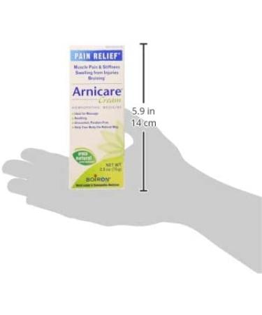 Boiron Arnicare Cream - Unscented Pain Relief 2.5 oz | Quick & Effective - Buy Online on GoSupps.com