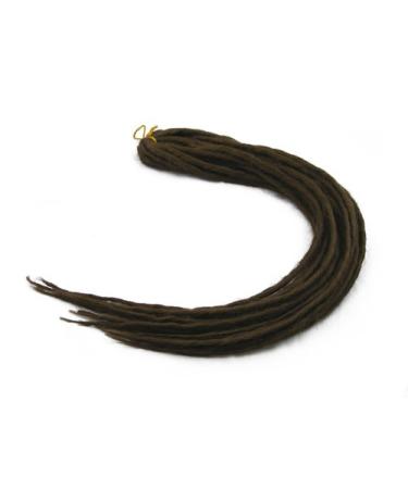Elysee Star Dreads #10 Lighter Brown Dreadlocks Double Ended Synthetic Dread