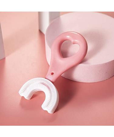 LandVK U-Shaped Silicone Toothbrush for Kids 2-6 Years - Pack of 2 (Multicolor) | Manual Whitening & Mouth-Cleaning Brush - Buy Online on GoSupps.com