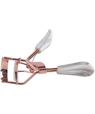 Rose Gold Draped Handle Wide Angle Eyelash Clip Practical False Eyelash Curler Beauty Tool 2pc - Buy Online on GoSupps.com