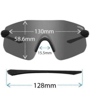 Tifosi Unisex Vogel SL Sunglasses - Matte Black | Stylish & Lightweight | International Shipping Available - Buy Online on GoSupps.com