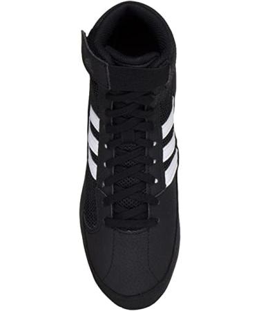 adidas Men's HVC Wrestling Shoe 10 - Black/White | Lightweight & Durable - Buy Online on GoSupps.com