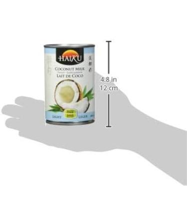 Light Coconut Milk Haiku Less Fat Premium Asian Cuisine Great Tasting Add to Your Favourite Dish Dairy Free Gluten Free 398ml - Buy Online on GoSupps.com