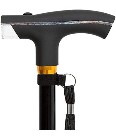 Walking Stick Crutches Elderly Crutch Four-Legged Walking Stick with Light Multifunctional Waist Durable Intelligent Scalable Lighting Old Cane Outdoor Canes Stable Nice family Selfless dedication - Buy Online on GoSupps.com