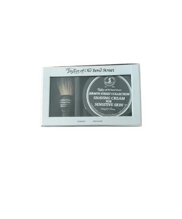 Taylor of Old Bond Street Gift Set - Pure Badger Shaving Brush & Jermyn Street Shaving Cream | Premium International Shipping - Buy Online on GoSupps.com