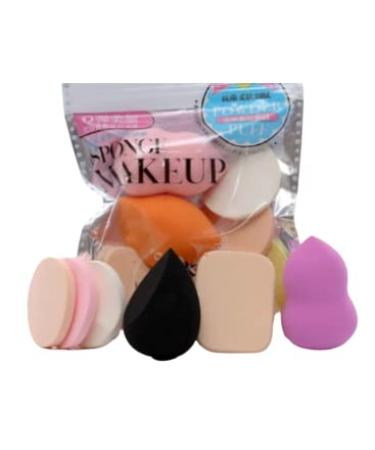 Makeup Sponge 6 in 1 Makeup Sponge & Makeup Puff Set (Multicolor)