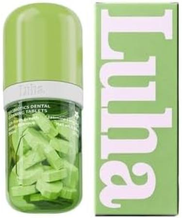 Luha Toothpaste Tablets- Mixed Pack(Jasmine + Mint) Probiotics & PearlPowder Fluoride-Free Long-LastingFresh Breath & Stain Removal.TravelFriendly Chewable Toothpaste 70Tablets Total - Buy Online on GoSupps.com