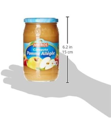 ANDROS Apple Light Fruit Compote 730g Jar - Buy Online on GoSupps.com
