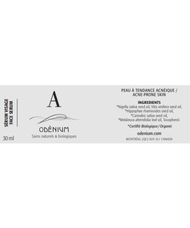 OD NIUM Organic ANTI-IMPERFECTION SERUM for acne-prone skin (30 ml) - Buy Online on GoSupps.com