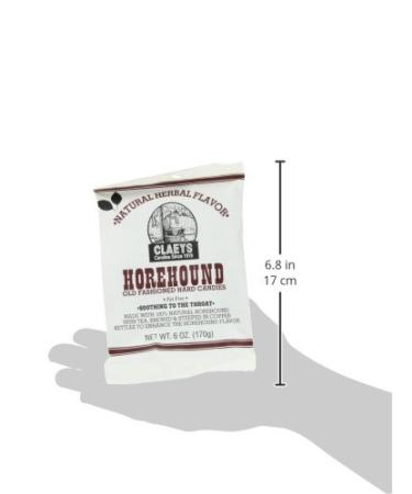 Buy Claey's Natural Horehound Drops - 6 oz Pack of 12 | International Shipping Available - Buy Online on GoSupps.com