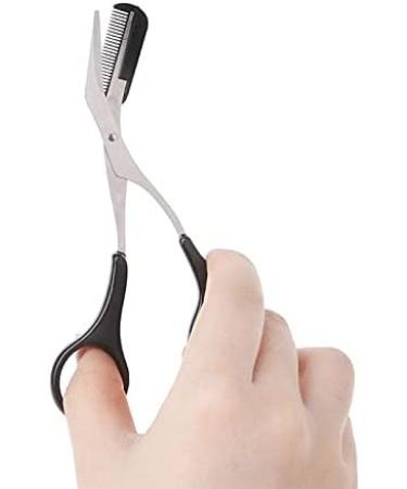 Craft Scissors Women Eyebrow Trimmer Scissors Comb Eyelash Hair Removal Grooming Cutter Shaping Hand Tools Scissors - Buy Online on GoSupps.com