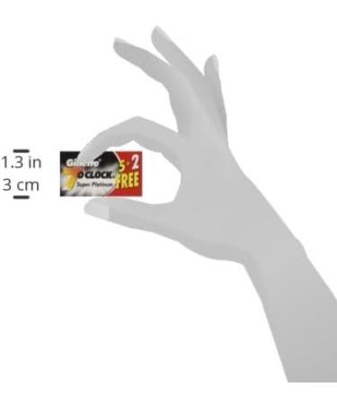 84 7 O'clock Super Platinum Double Edge Safety Razor Blades - AKA 7'Oclock Black - Buy Online on GoSupps.com