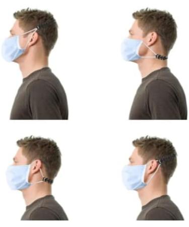 Driveloop Mask Holder - Silicone Mask Extension Hooks for Adults & Children (5 Pack) - Comfortable Behind the Head Design - Buy Online on GoSupps.com