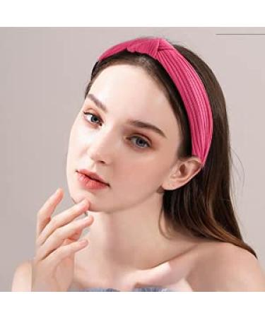 10 Pack Knotted Wide Headbands for Women & Girls - Cute Non-Slip Hair Accessories in Solid Colors - Buy Online on GoSupps.com