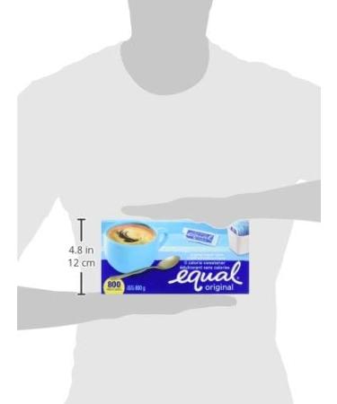EQUAL 0 Calorie Sweetener Sugar Substitute Zero Calorie Sugar Free Sweetener Packets Sugar Alternative 800 Count 0 800 g (Pack of 1) - Buy Online on GoSupps.com