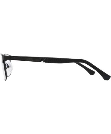 ZENOTTIC Blue Light Reading Glasses for Men - Trendy Square Metal Frame Anti-Glare Black Computer Readers 0.0x - Stylish & Comfortable Eyewear for Digital Protection - Buy Online on GoSupps.com