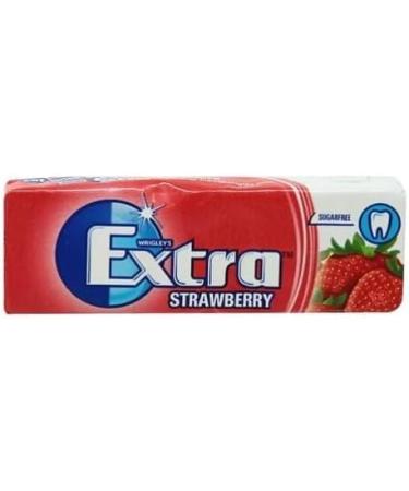 10 Packs of Original WRIGLEY'S Orbit/Extra Chewing Gum Packs Fresh Stock (Extra - Strawberry 20 Pack) Helps keep Teeth Clean And Mouth Fresh