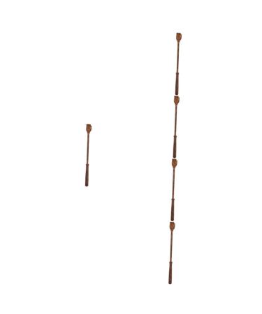 Frcolor 5st tickling Personalized back scratches Skin scratches for adult back scratches for the shower neck tool wood anti-itching products wooden massage