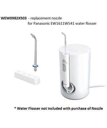 Panasonic WEW0982X503 Replacement Nozzle (Pack of 2) for EW1611 Oral Irrigator - Original Accessory - Buy Online on GoSupps.com