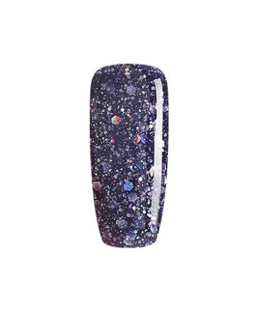 Bluesky Gel Nail Polish Confetti Set Pink Blue Peach Glitter Shimmer Confetti (Requires Curing Under Uv/Led Lamp) 10 ml