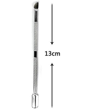 Nice Style Stainless Steel Cuticle Pusher Manicure Gel Nail Art Removal Tool Dual Scraper - Buy Online on GoSupps.com