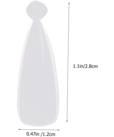 Housoutil Nail Extension Fake Nails Coffin Cosmetic False Nails Oval Nails Tips Whiting Full Coverage U as Postizas Decoradas Manicure False Nails Model Fake Acrylic Nails French Gel White - Buy Online on GoSupps.com