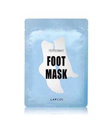Lapcos Foot Mask Peppermint 1 Pair 0.60 fl oz (18 ml)