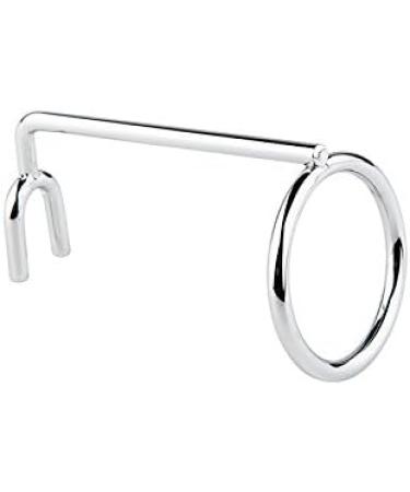 Premium Chrome Plated Razor Holder & Shaving Brush Set for Men - Portable & Practical Shaving Base 5x9cm - Buy Online on GoSupps.com