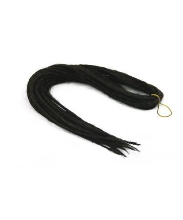 Elysee Star Dreads #4 Dark Brown Dreadlocks Double Ended Synthetic Dread