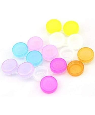 Mini Contact Lens Case Travel Kit - Portable Organizer with Mirror | Small Round Glasses Container - Buy Online on GoSupps.com