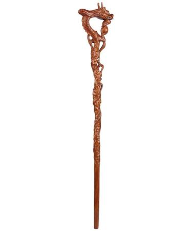 Walking Stick Wood Faucet Crutches Elderly Hiking Walker Cane WoodenCanes for Men and Women It's so Kind of You Safehappy