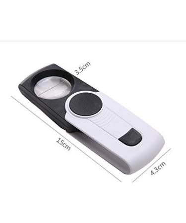 Handheld Magnifying Glass with Light Portable Expansion Mirror Children's Old Reading HD 10 Times Magnifying Glass Made in China - Buy Online on GoSupps.com