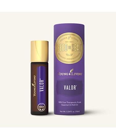 Young Living Valor Roll-On 10 ml | Essential Oil for Aroma Therapy Yoga & Meditation - Frankincense Black Spruce Blue Tansy Camphor Wood Geranium - Buy Online on GoSupps.com
