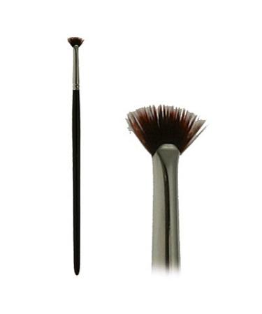 Binacil fan brush application brush eyelash curler 1 piece
