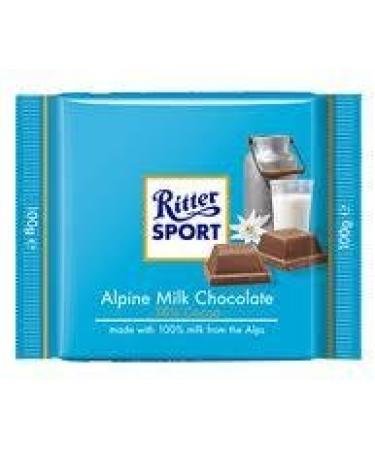 Ritter Sport Ritter Sport Alpine Milk Chocolate 100g