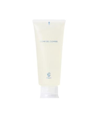 Fleuri - Clear Gel Cleanse - Exfoliating Gel Cleanser  Pore Clarifying Gel Cleanser  Face Cleanser  Japanese Skin Care For Smooth Poreless Skin  Made in Japan  5.1 fl oz  150ml