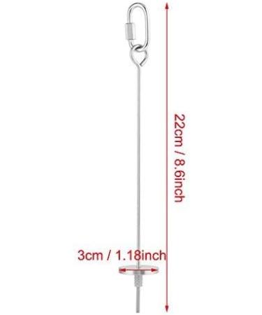 Parrot Bird Food Stick Holder Fruit Vegetable Holder Stainless Steel Skewer Hanging Food Feed Tool for Parrot Budgies Parakeet Cockatiels Conure Lovebirds Finch Canary Pigeon Hamster Rat Healthy (L) - Buy Online on GoSupps.com