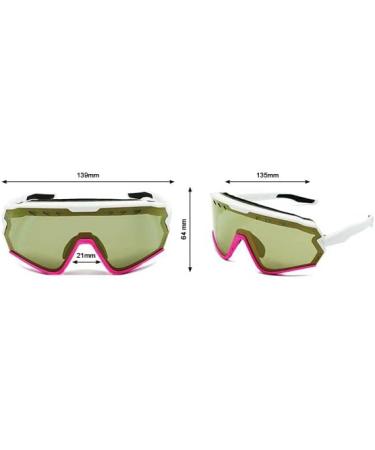 Shop Phieres Sharkbiteph Origin Unisex Sports Glasses - Eco-Friendly TPU Frame Polarized UV400 Protection Extended Ventilation - MTT WHT Pink/Gold - Buy Online on GoSupps.com