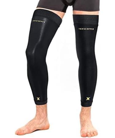 THX4COPPER Compression Full Leg Sleeves (Pair) XX-Large - Boost Recovery & Performance | International Shipping Available - Buy Online on GoSupps.com