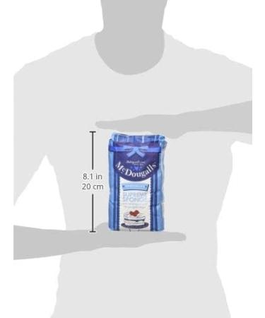 McDougalls | Supreme Sponge Premium Self Raising Flour 1kg | Extra fine self-raising flour | Suitable for vegetarians - Buy Online on GoSupps.com
