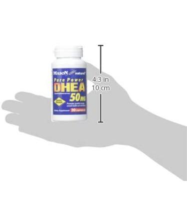Mason Natural DHEA 50 mg - 30 Capsules for Hormonal Balance & Wellness - Buy Online on GoSupps.com