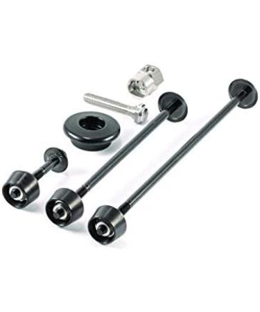 Pitlock Set 02/GA - Secure Front & Rear Wheel Seat Post Ahead System - Black | International Shipping Available - Buy Online on GoSupps.com