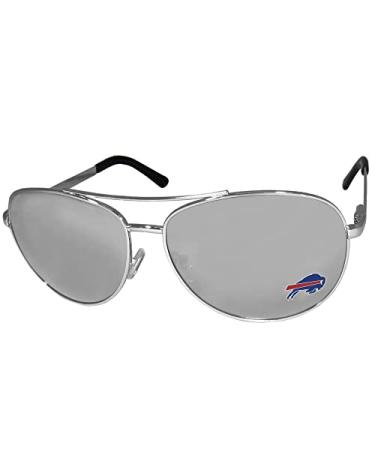 Siskiyou Sports Aviator Sunglasses Buffalo Bills One Size Silver