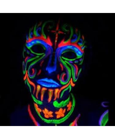 Invisible Body Paint Set - Black Light Neon UV - Green Blue Red - Perfect for Festivals & Events - Buy Online on GoSupps.com