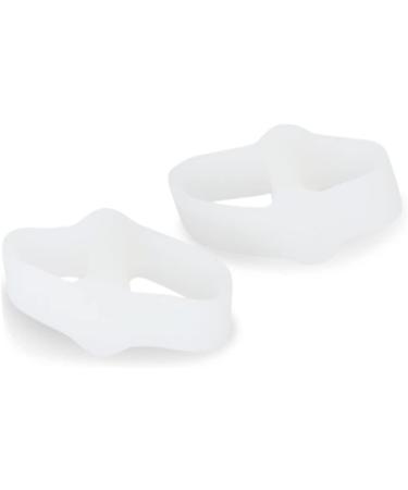 Baluue Gel Bunion Toe Spreader Set - Pair of 2 Thumb Protectors for Toe Separation, Bunion Relief, Eversion Dilator and Toe Alignment - White - Buy Online on GoSupps.com