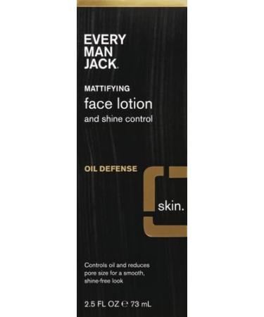Every Man Jack Mattifying Face Lotion - Oil Defense | Fragrance Free | 2.5 oz - International Shipping Available - Buy Online on GoSupps.com