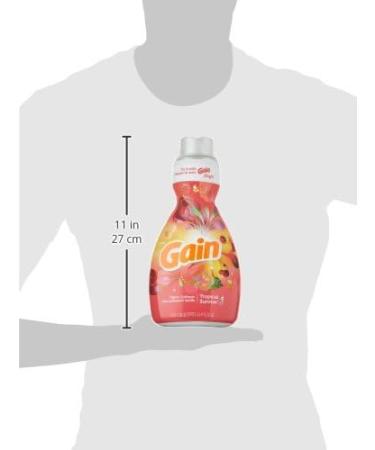 Buy Gain Tropical Sunrise Liquid Fabric Enhancer 41 oz - Premium Laundry Fragrance for Freshness - Ships Internationally - Buy Online on GoSupps.com