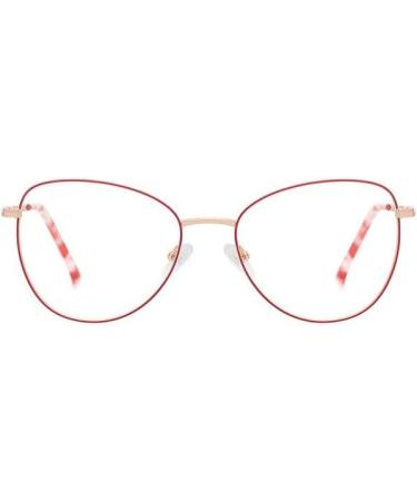 Fuqinqingoz Retro Oval Reading Glasses - Anti-Blue Light Ultralight Computer Readers (+300 C2) - Stylish Eye Protection for All - Buy Online on GoSupps.com